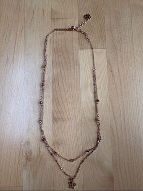 Kendra Scott Rose Gold Double-Layer Star Necklace